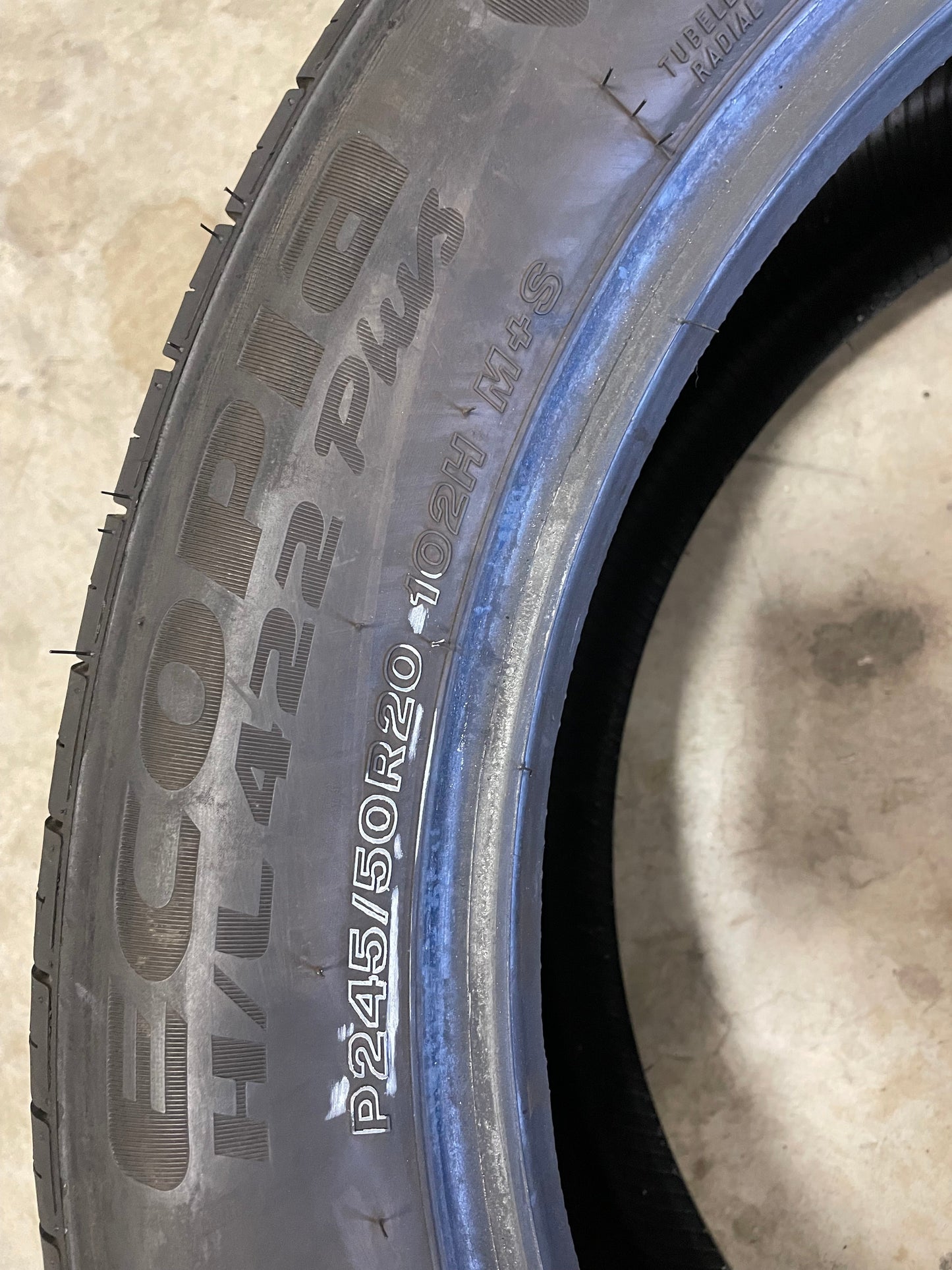 SET OF 2 245/50R20 Bridgestone Ecopia H/L 422 Plus 102 H SL - Premium Used Tires