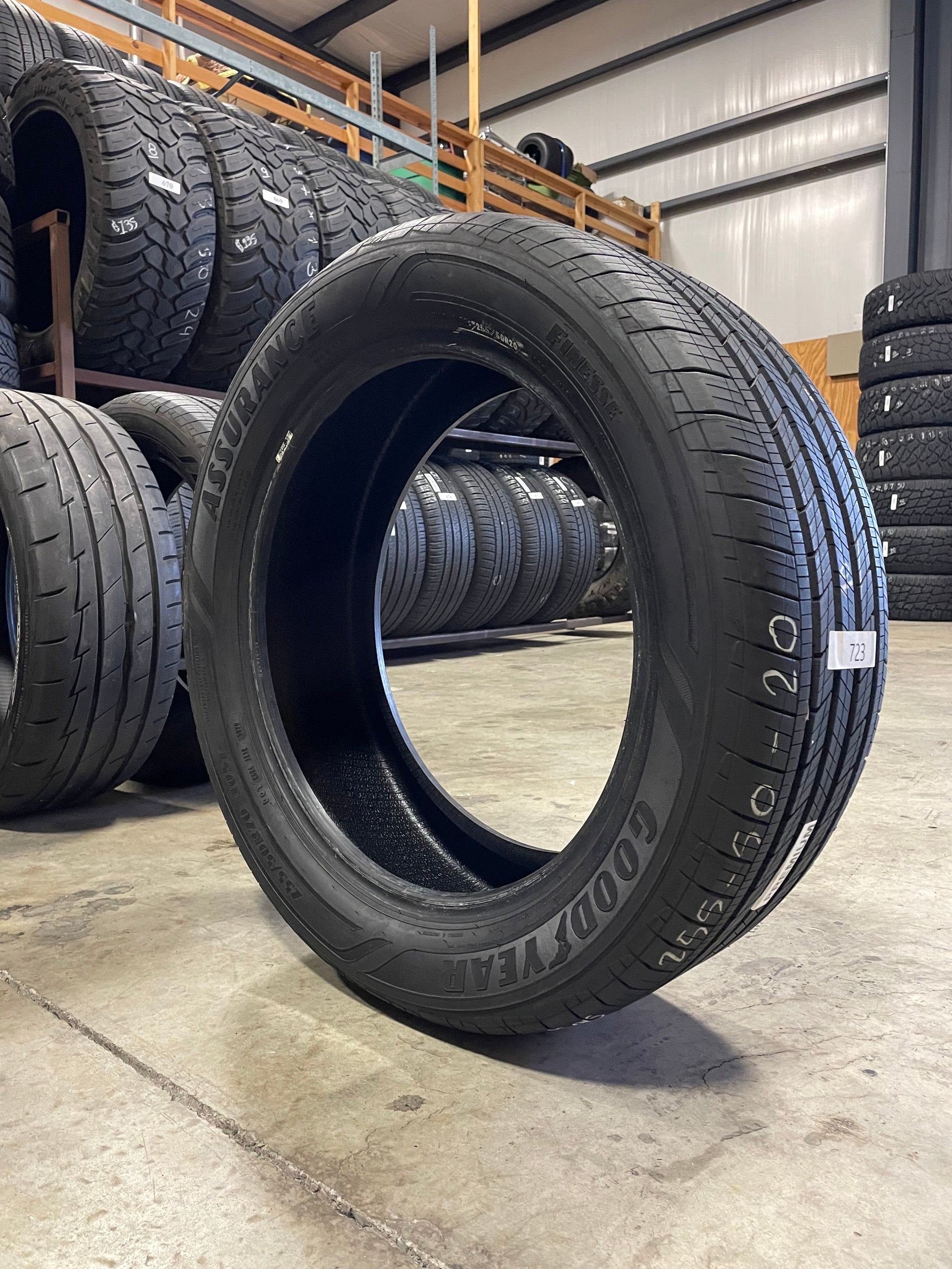 SET OF 3 255/50R20 GoodYear Assurance finesse 105 T SL - Premium Used Tires