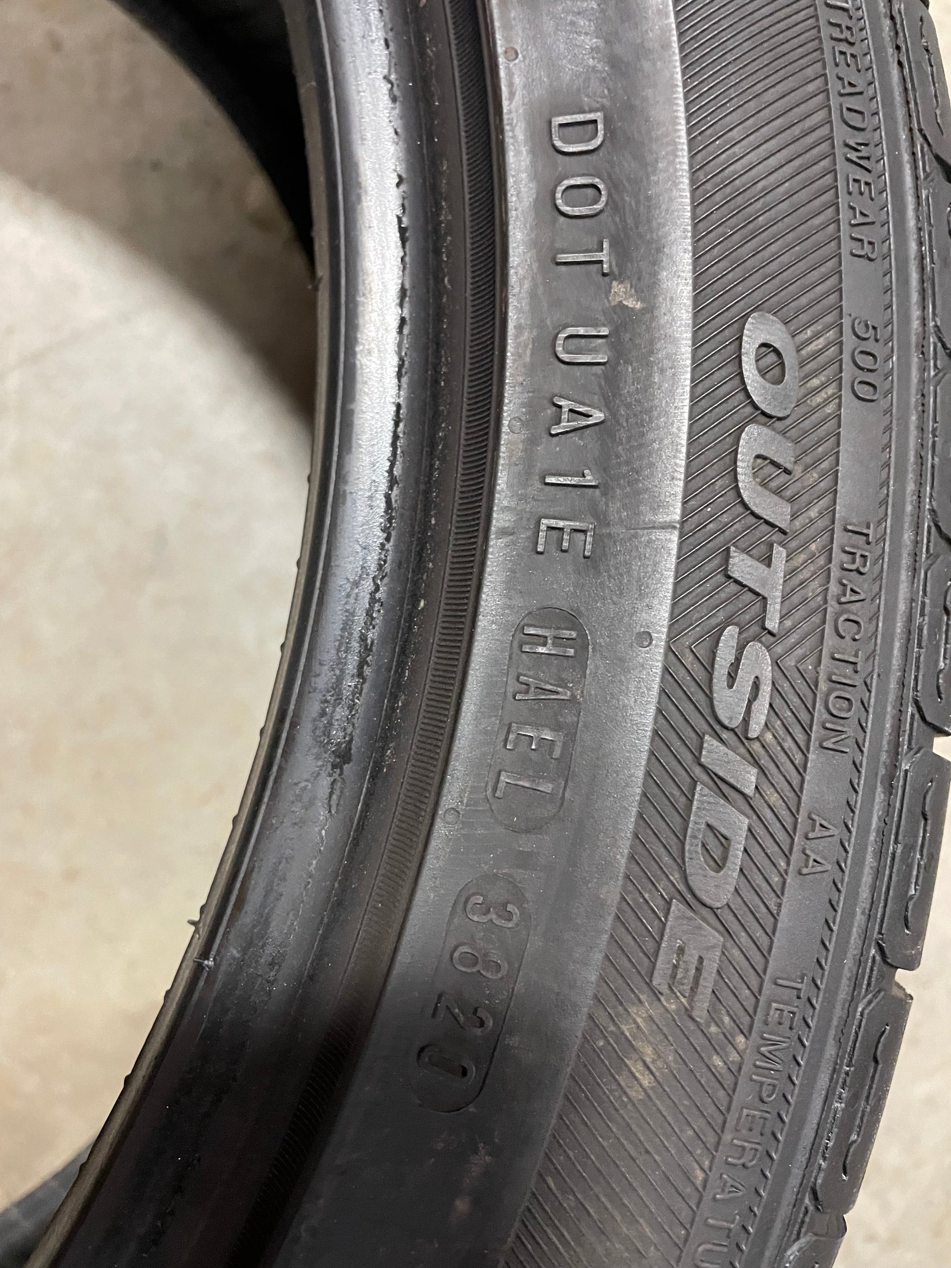 SINGLE 245/45R20 Nexen Nfera RU7 103 W XL - Premium Used Tires