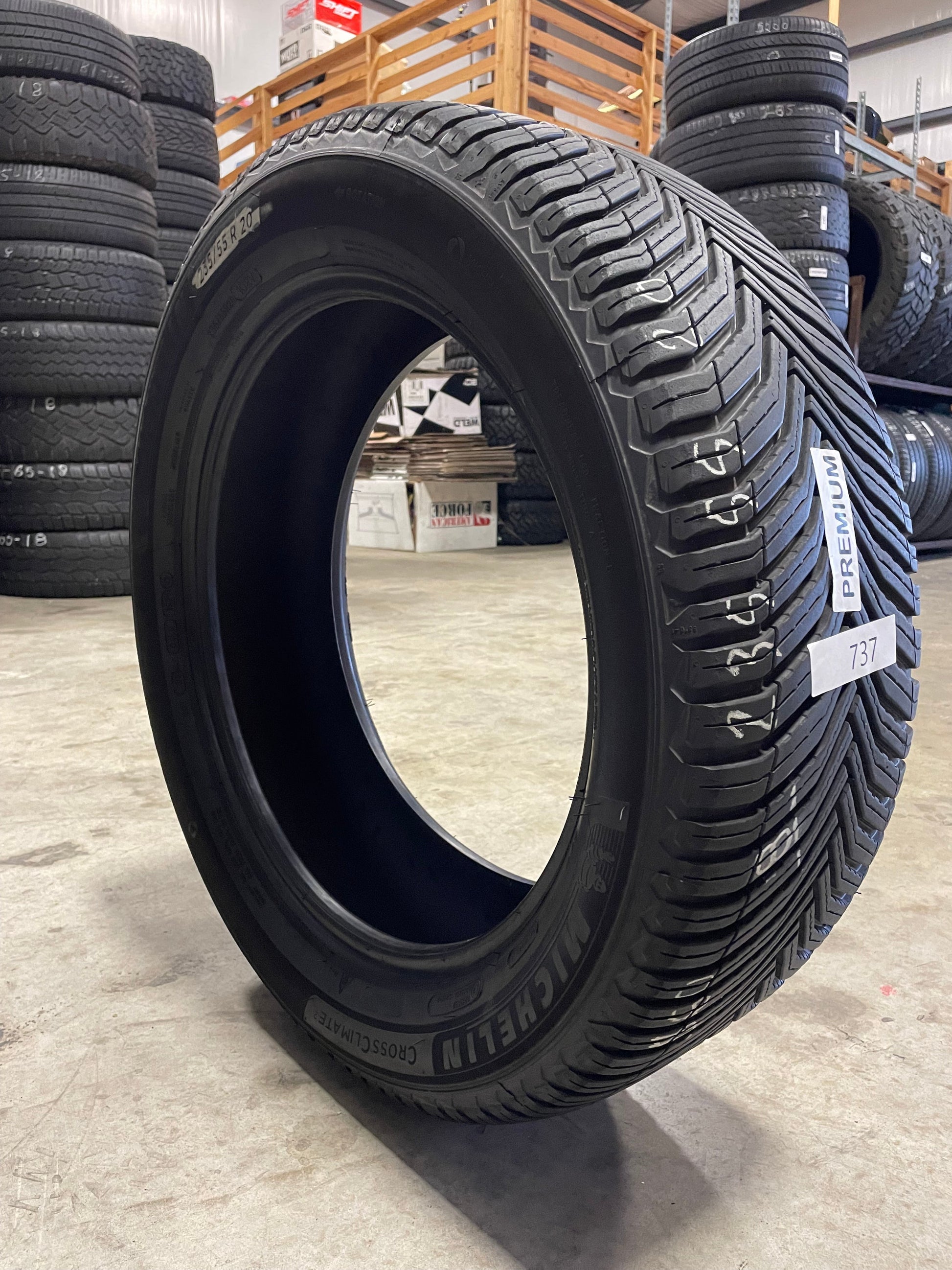 SET OF 2 235/55R20 Michelin Cross climate 2 102 V SL - Premium Used Tires