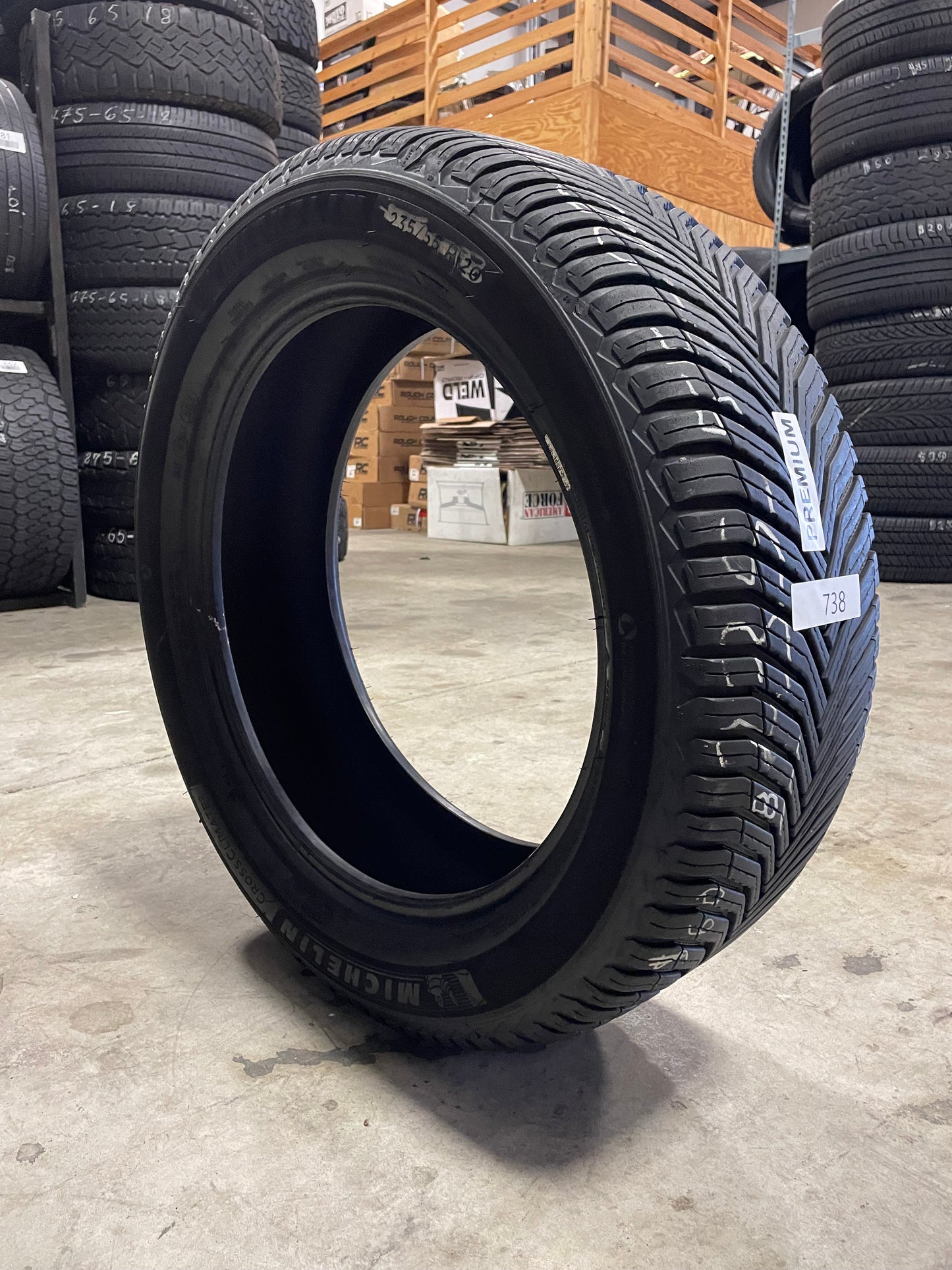 SET OF 2 235/55R20 Michelin Cross climate 2 102 V SL - Premium Used Tires