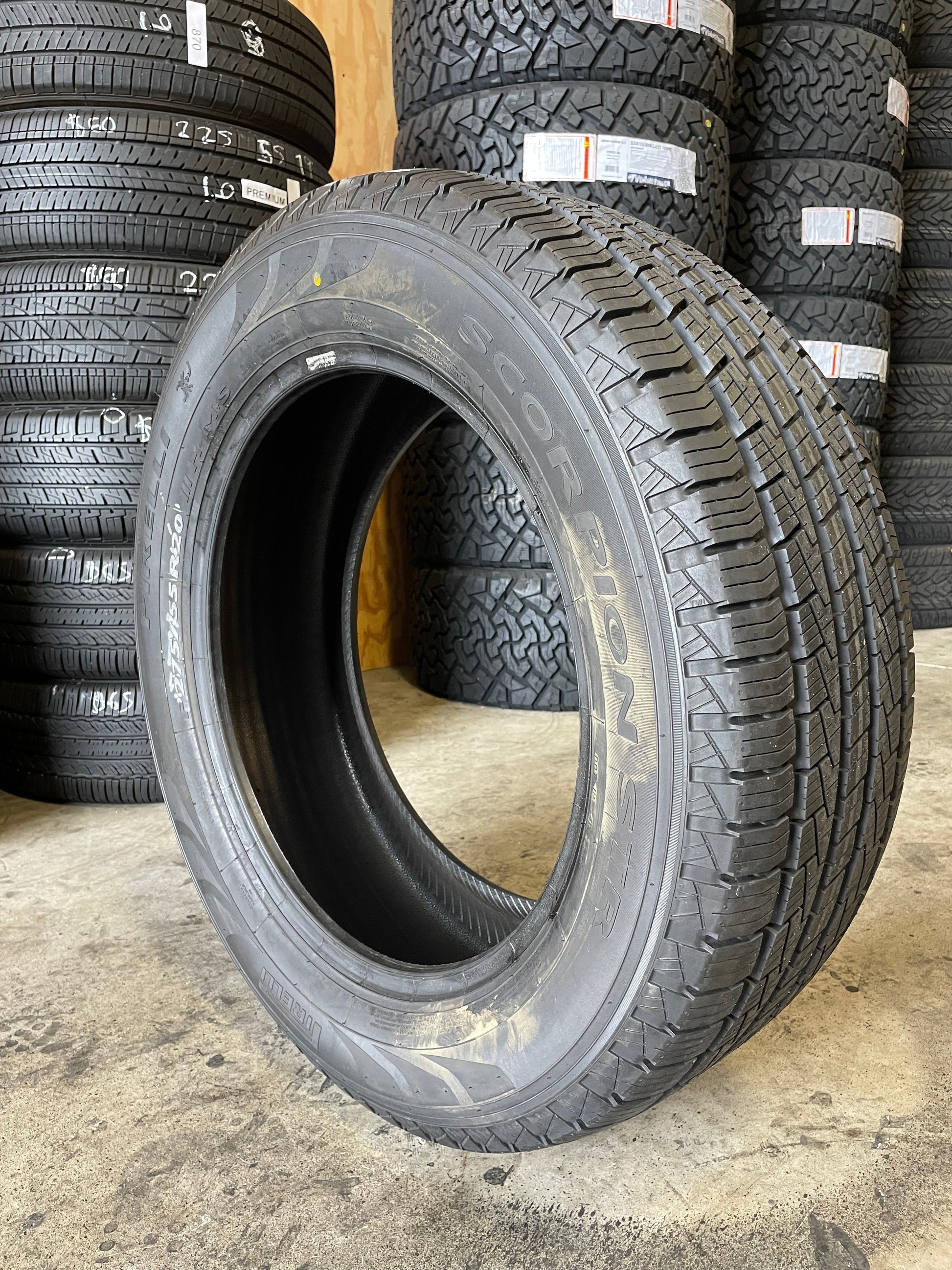 SINGLE 275/55R20 Pirelli Scorpion STR 111 H SL - Premium Used Tires