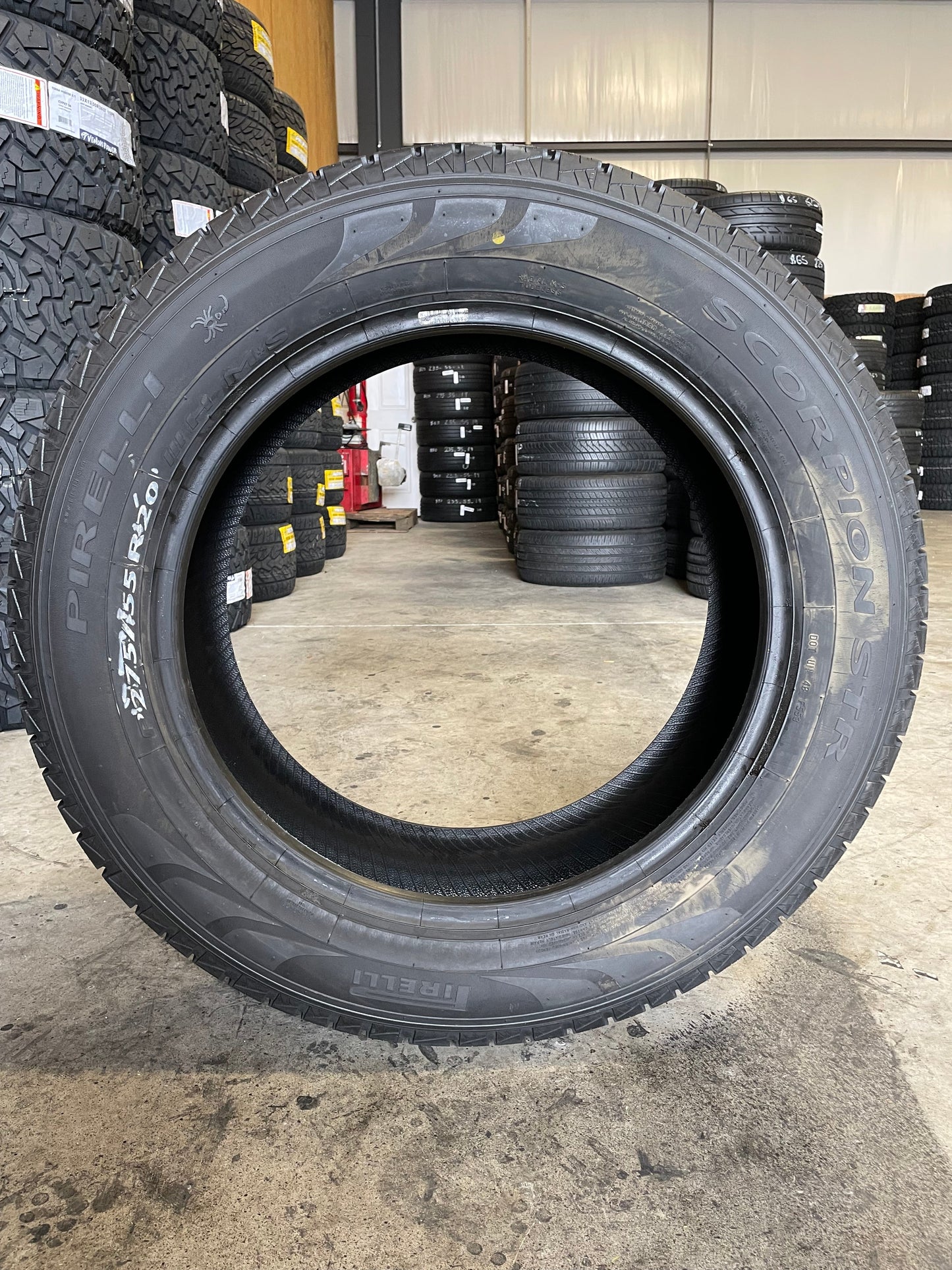 SINGLE 275/55R20 Pirelli Scorpion STR 111 H SL - Premium Used Tires