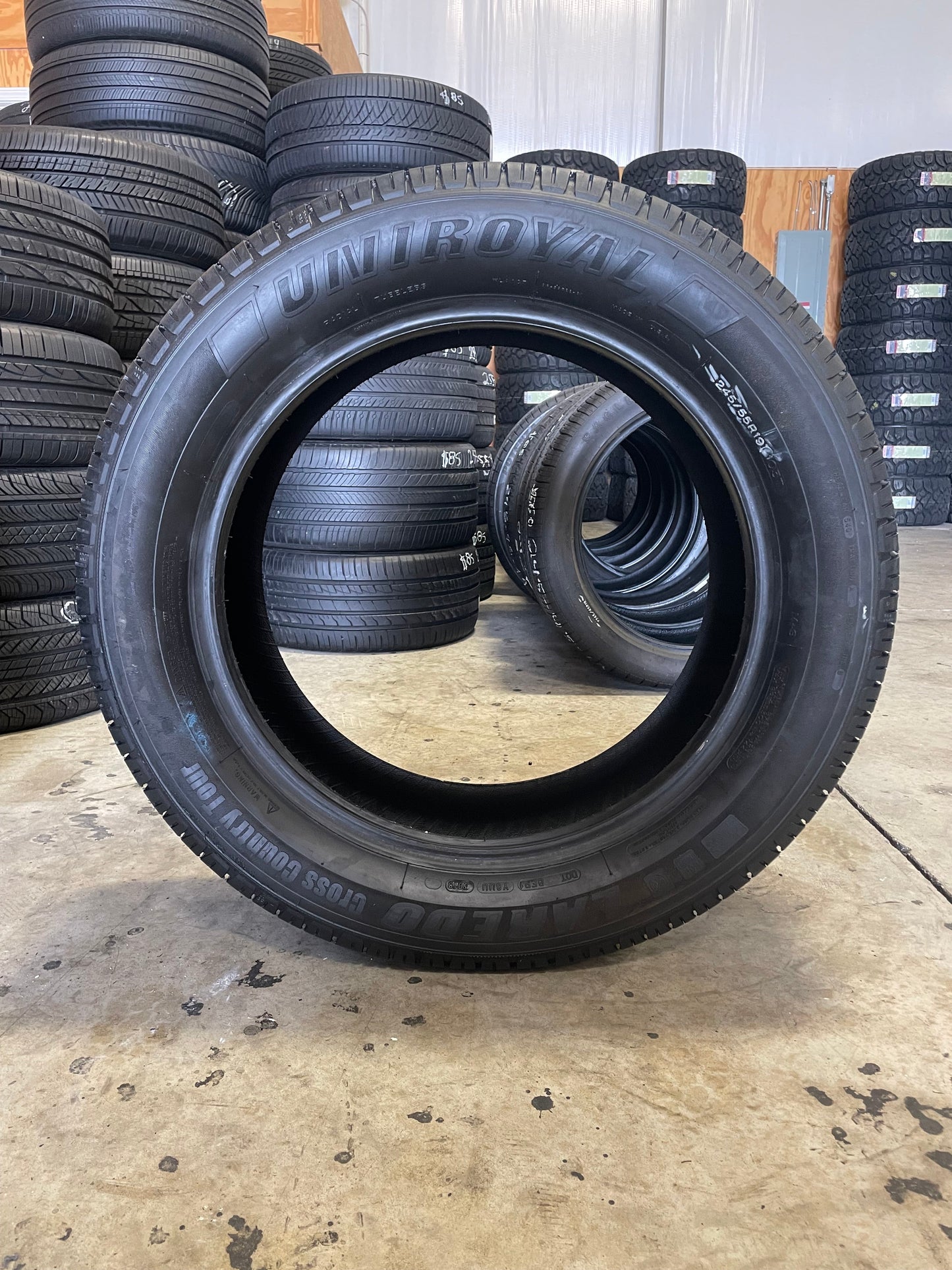 SINGLE 245/55R19 Uniroyal Laredo Cross Country Tour 103 T XL - Premium Used Tires