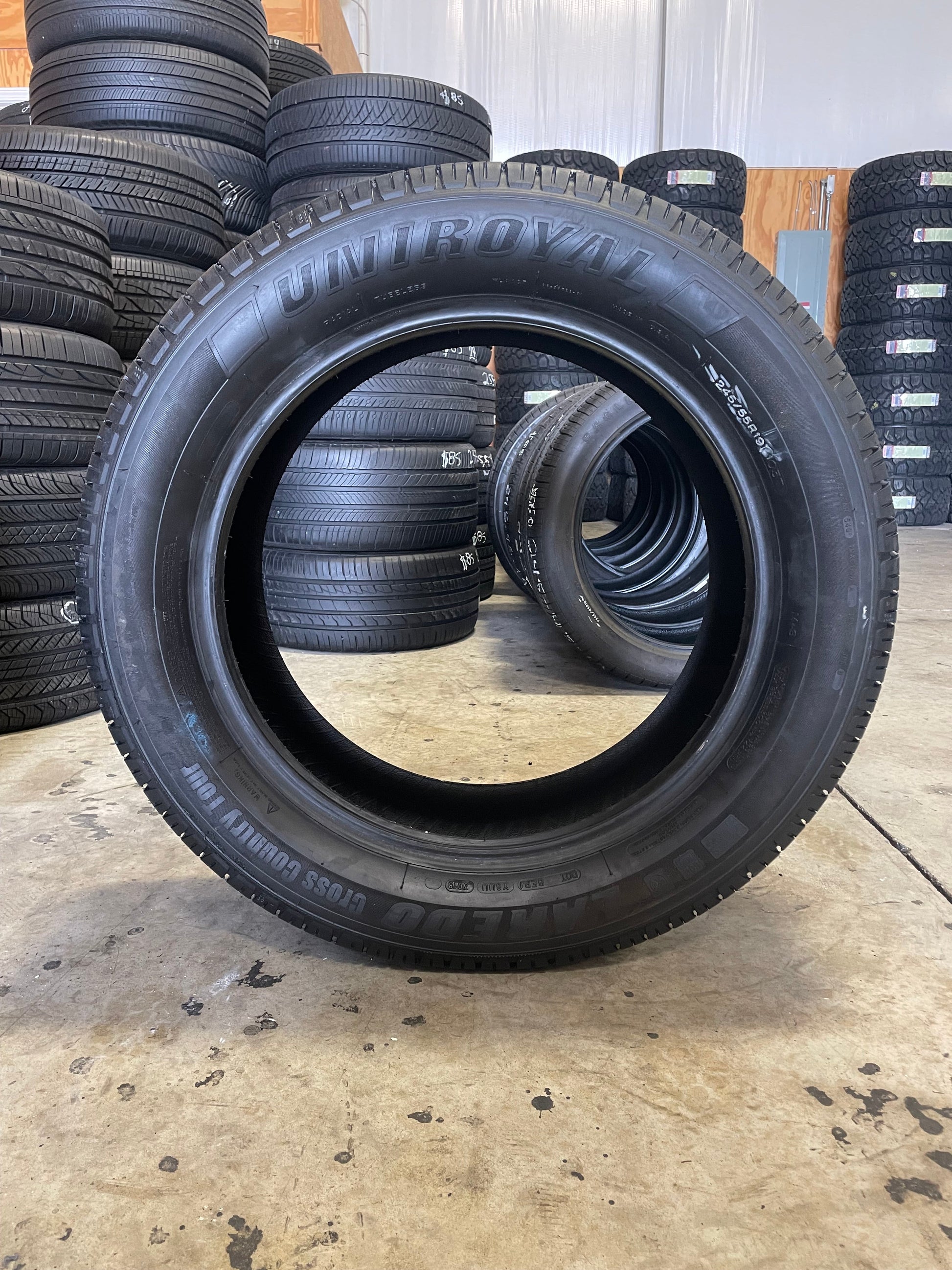 SINGLE 245/55R19 Uniroyal Laredo Cross Country Tour 103 T XL - Premium Used Tires