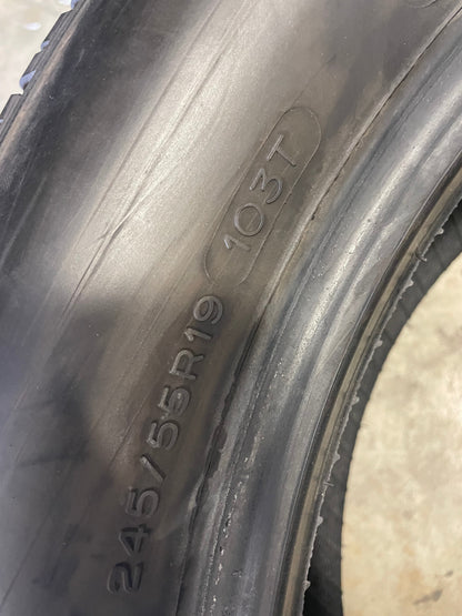 SINGLE 245/55R19 Uniroyal Laredo Cross Country Tour 103 T XL - Premium Used Tires