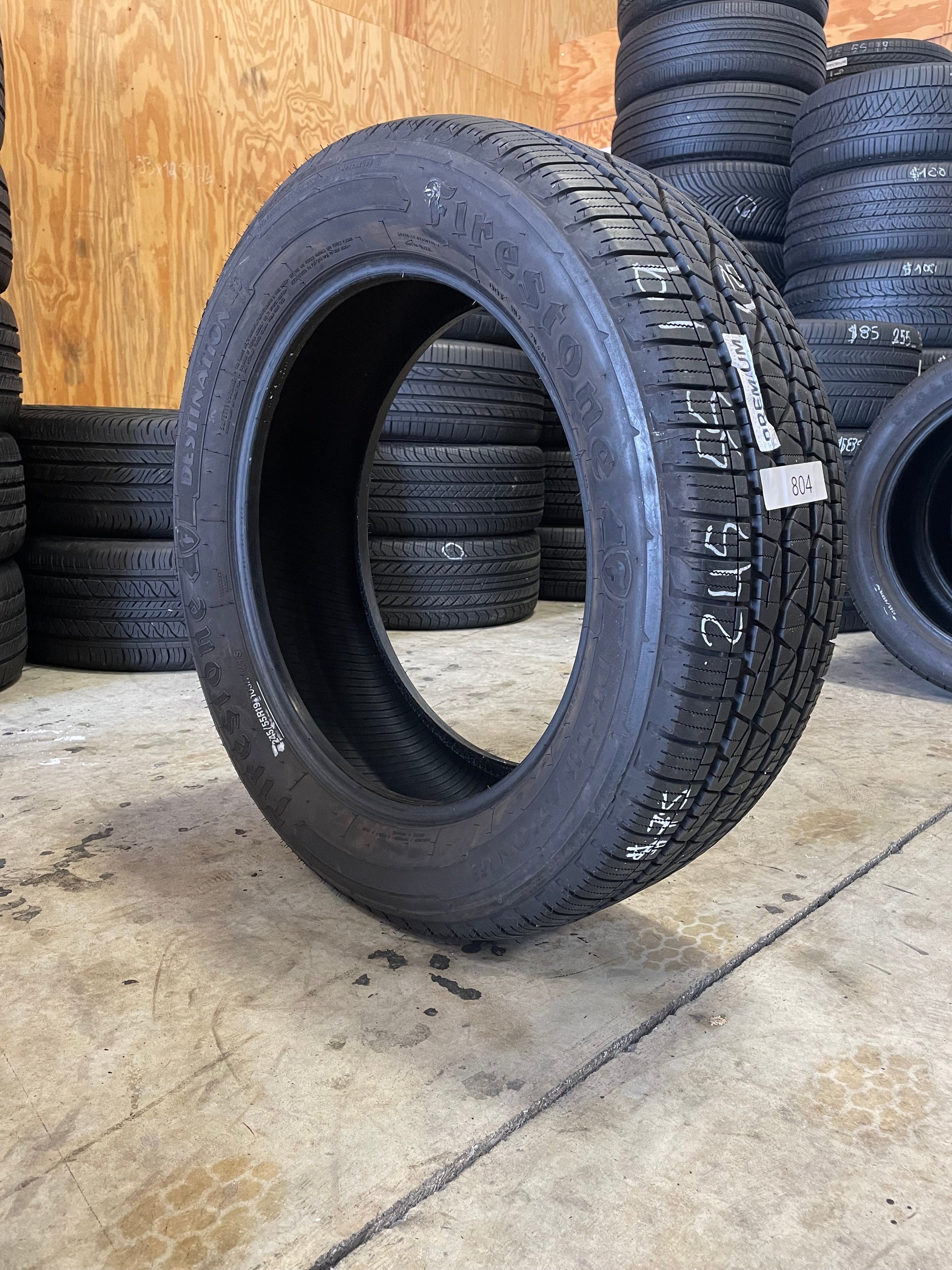 SINGLE 245/55R19 Firestone Destination LE3 103 H SL - Premium Used Tires