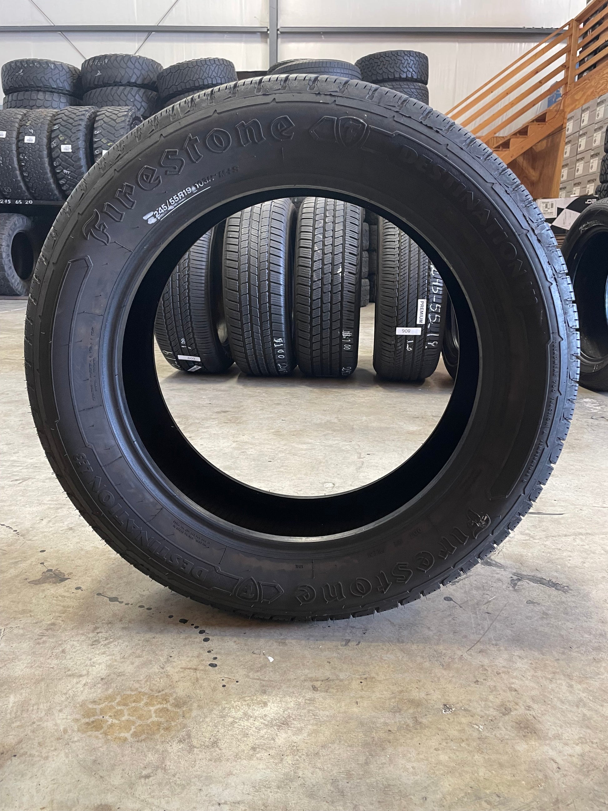 SINGLE 245/55R19 Firestone Destination LE3 103 H SL - Premium Used Tires