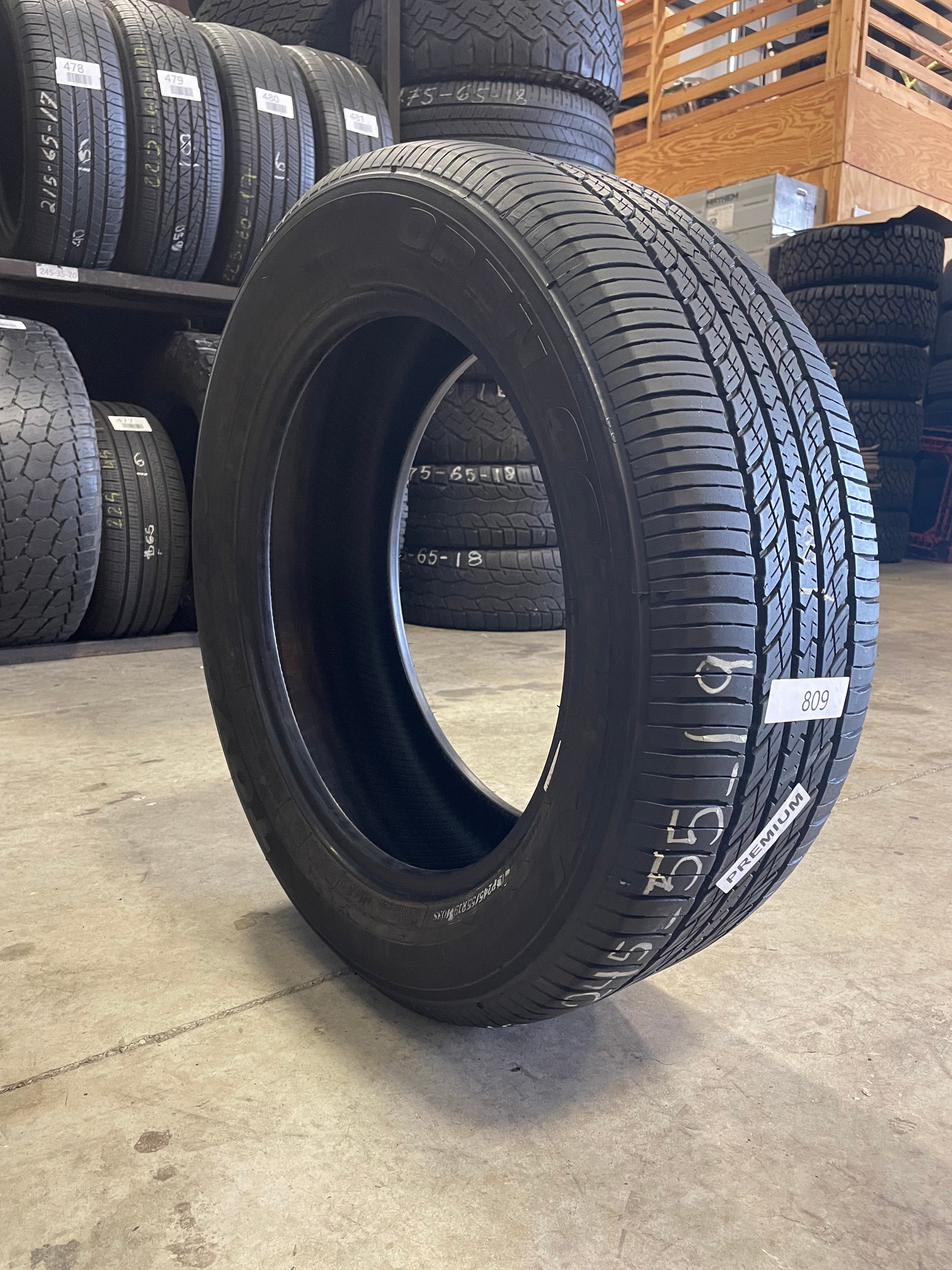 SINGLE 245/55R19 Toyo Open Country A20 103 S SL - Premium Used Tires