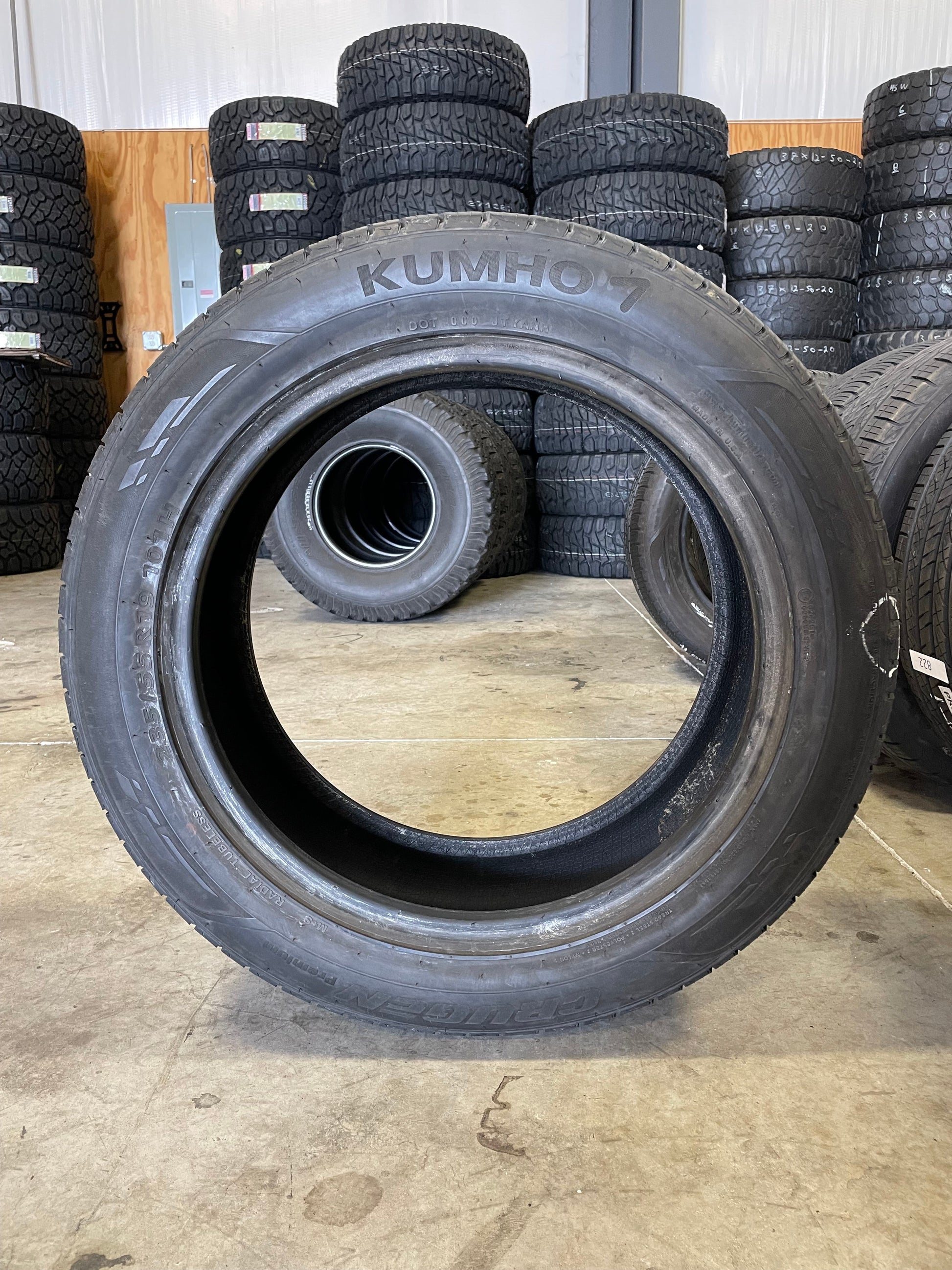SET OF 3 235/55R19 Kumho Crugen Premium 101 H SL - Premium Used Tires