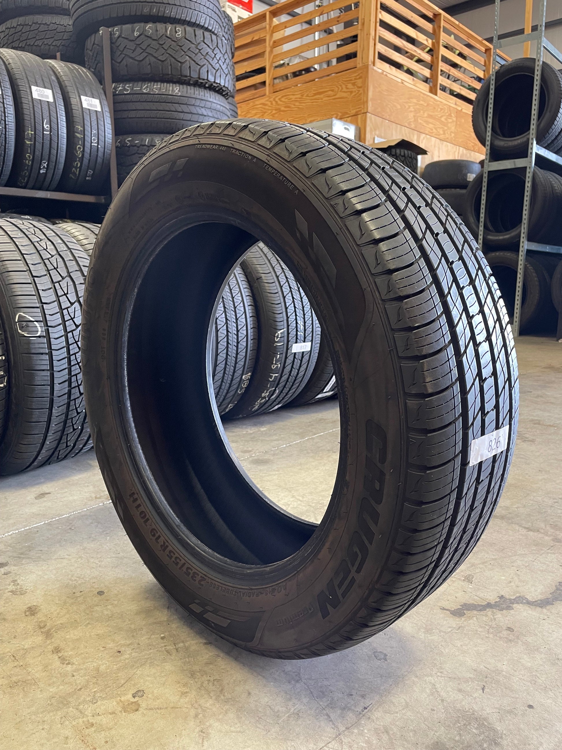 SET OF 3 235/55R19 Kumho Crugen Premium 101 H SL - Premium Used Tires