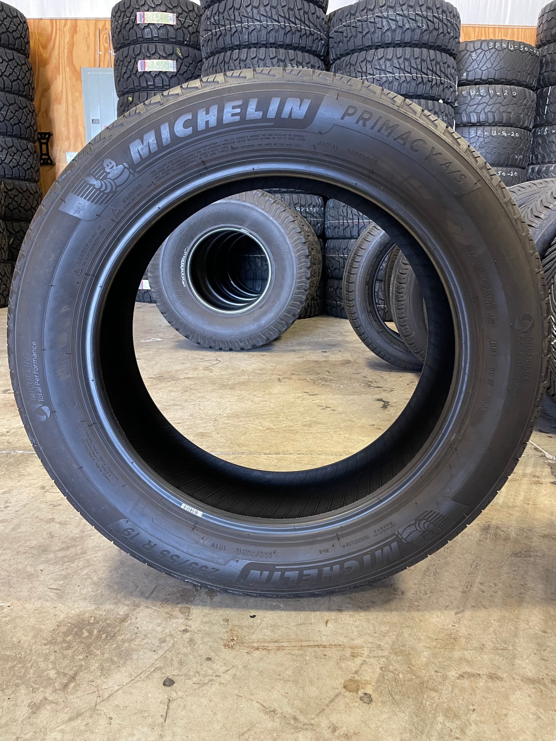 SINGLE 235/55R19 Michelin Primacy A/S 101 H SL - Premium Used Tires