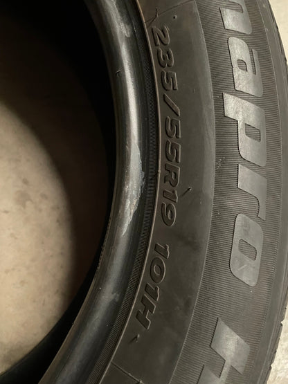 SINGLE 235/55R19 Hankook Dynapro HP2 101 H SL - Premium Used Tires