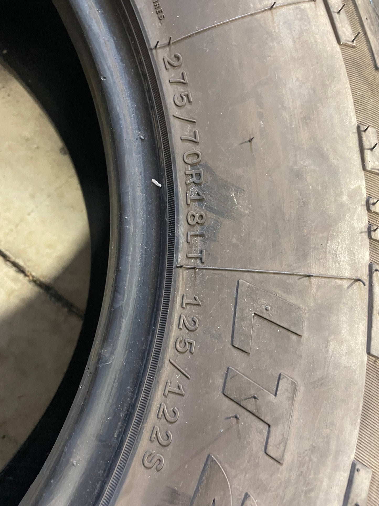 SET OF 2 275/70R18 Linglong Crosswind A/T 125/122 S E - Used Tires