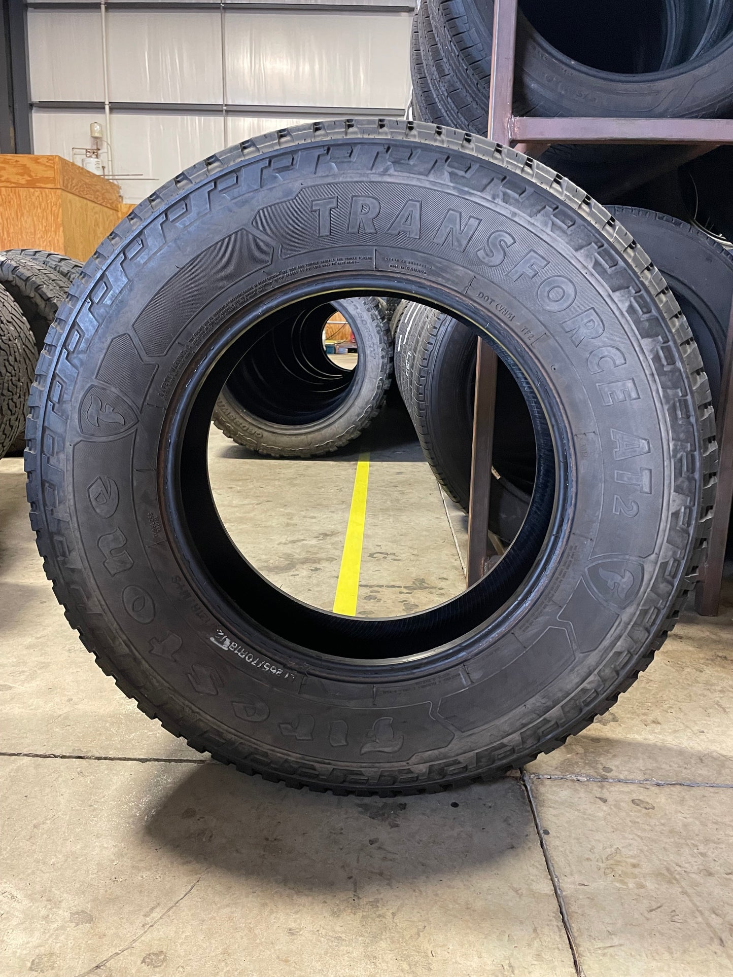 SINGLE 265/70R18 Firestone Transforce AT2 124/121 R E - Used Tires