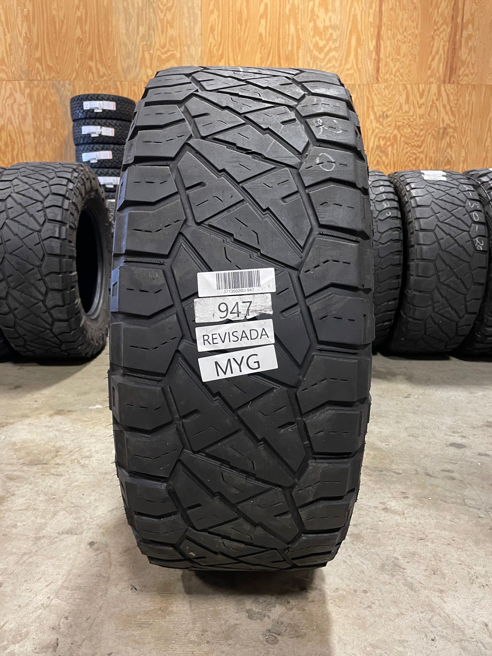SET OF 2 37X13.50R20 Nitto Ridge Grappler 127 Q E - Used Tires