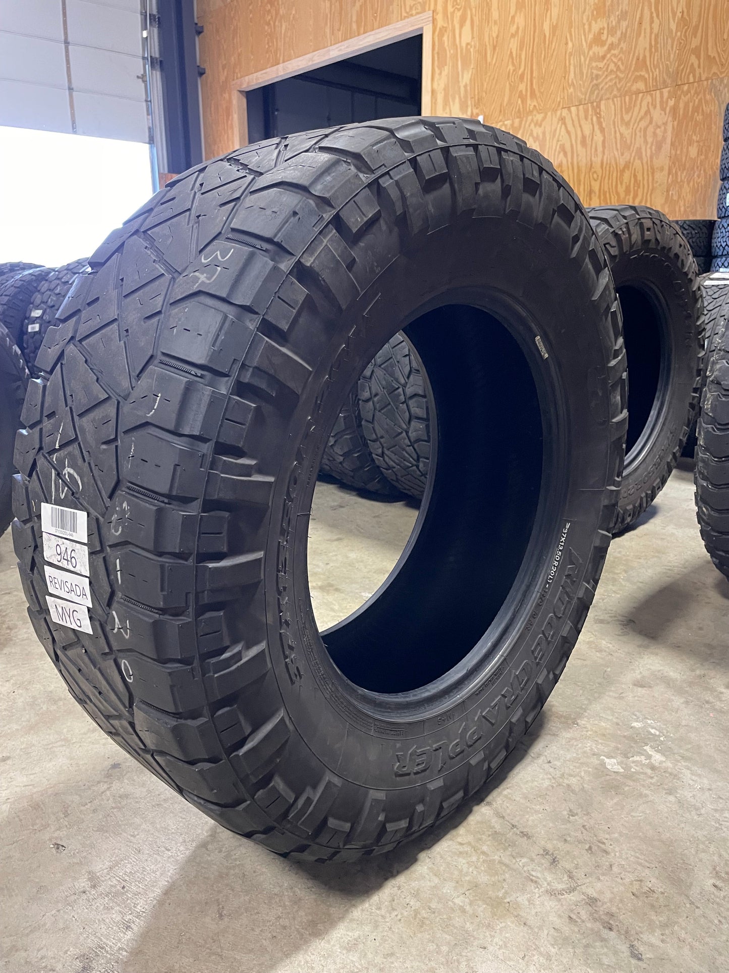 SET OF 2 37X13.50R20 Nitto Ridge Grappler 127 Q E - Used Tires