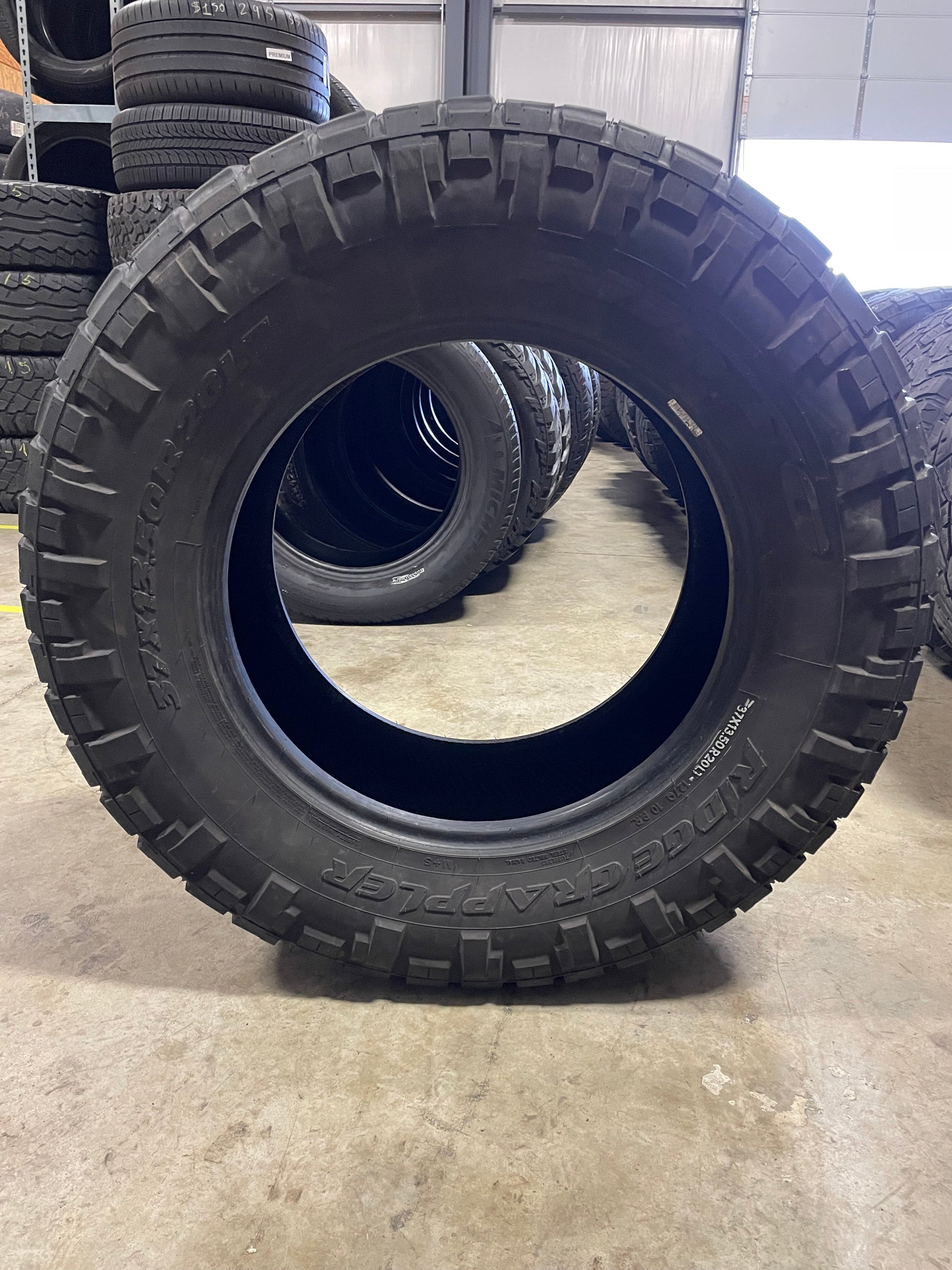 SET OF 2 37X13.50R20 Nitto Ridge Grappler 127 Q E - Used Tires