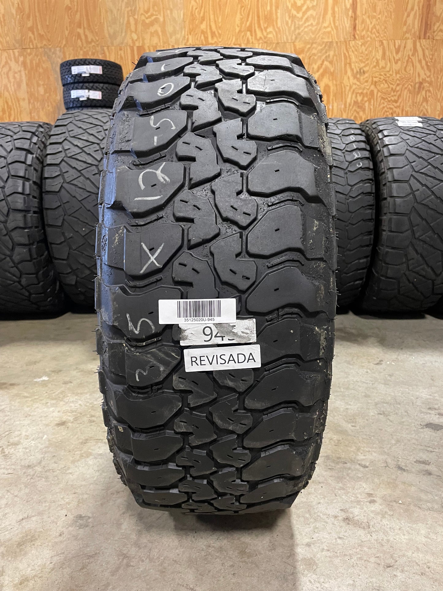SINGLE 35X12.50R20 Zeetex MT 1000 121 E - Used Tires