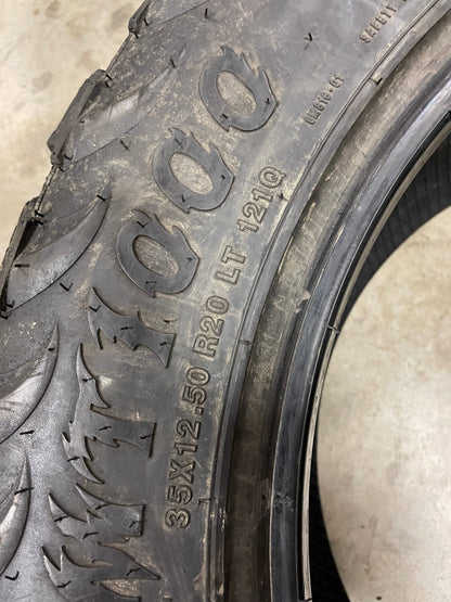 SINGLE 35X12.50R20 Zeetex MT 1000 121 E - Used Tires