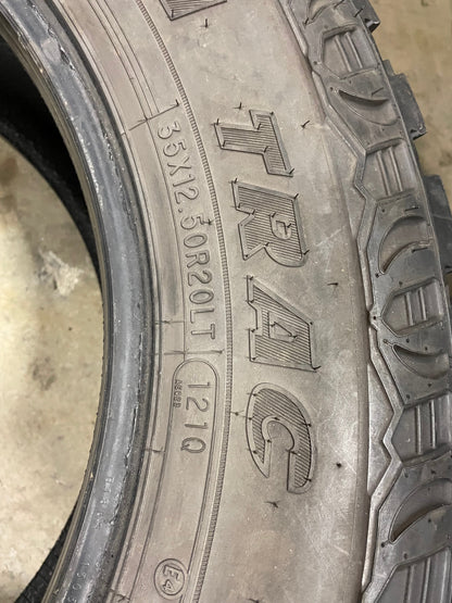 SINGLE 35X12.50R20 Hercules Terra Trac T/G Max 121 Q E - Used Tires