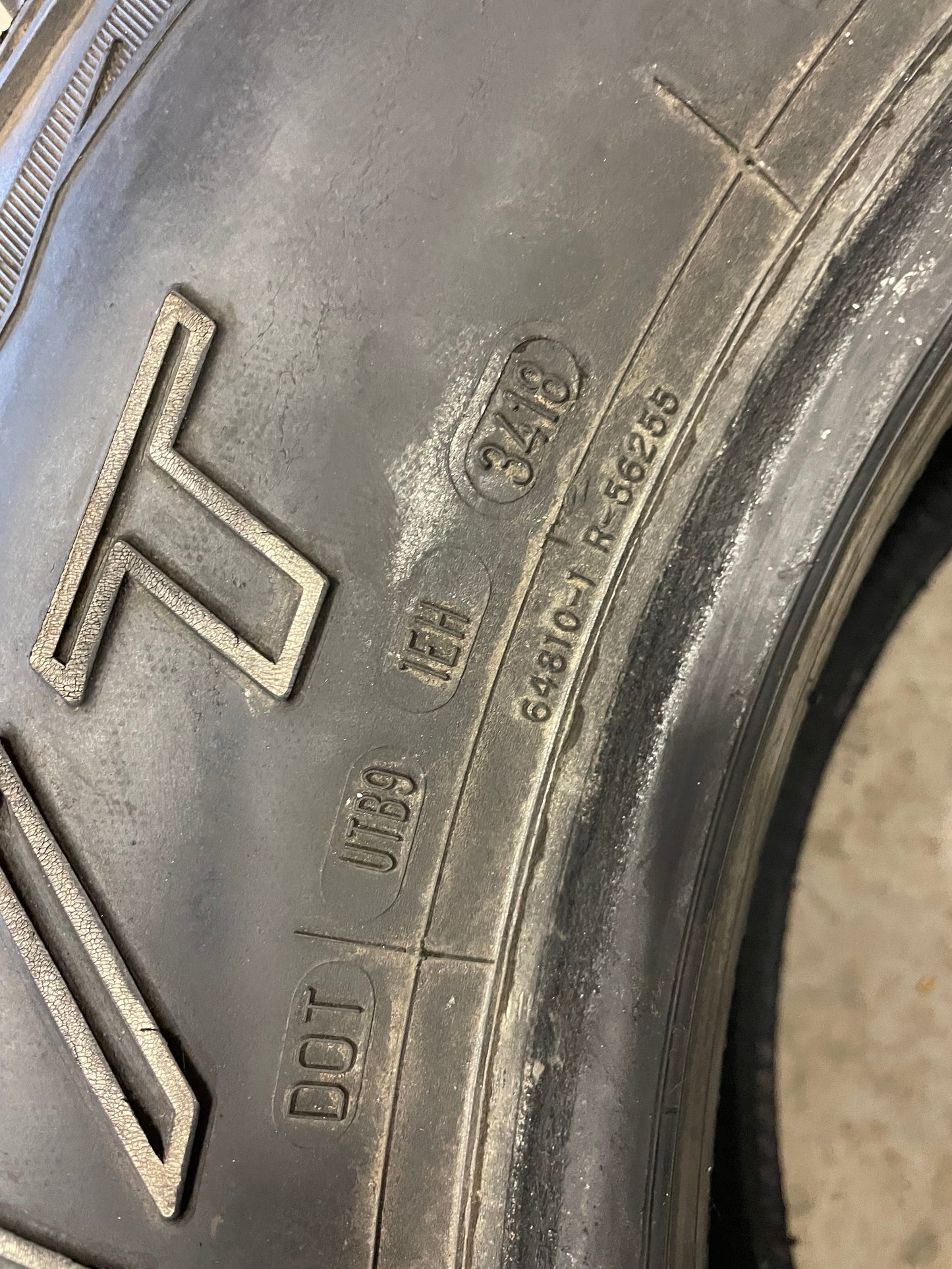 SINGLE 275/65R18 Cooper Adventurer A/T 123/120 S E - Used Tires