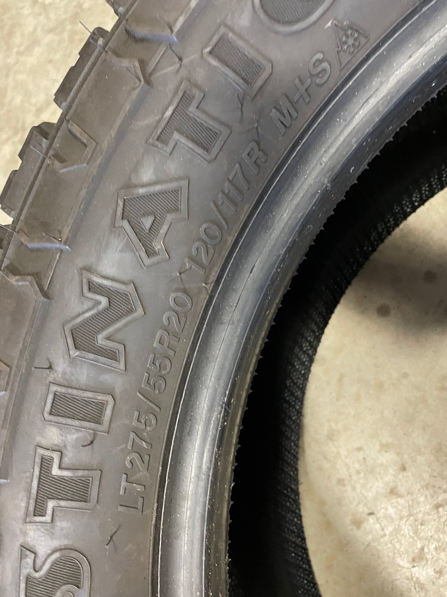 SET OF 2 275/55R20 Firestone Destination X/T 120/117 R E - Used Tires