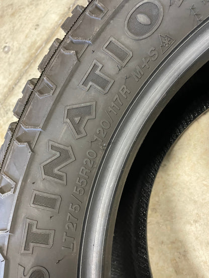 SET OF 2 275/55R20 Firestone Destination X/T 120/117 R E - Used Tires