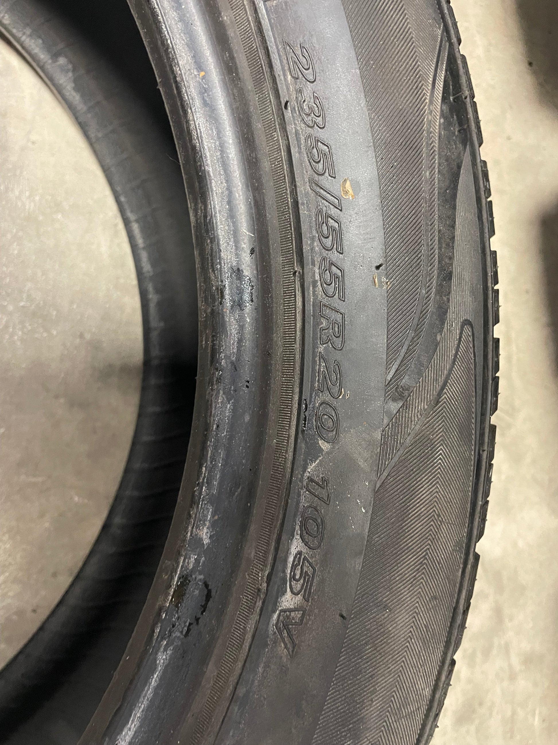 SINGLE 235/55R20 Nexen Nfera ru5 105 V XL - Used Tires