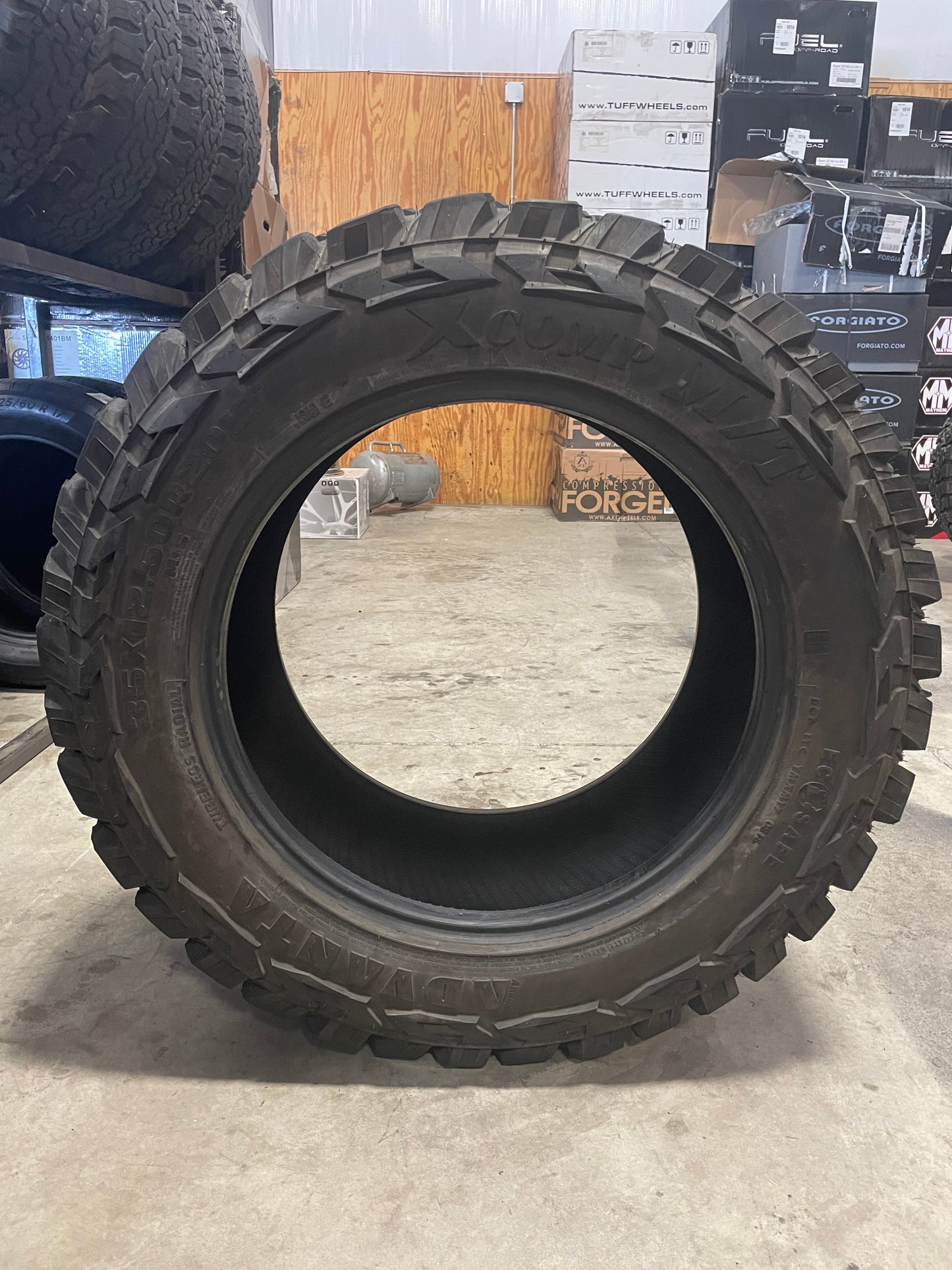 SINGLE 35X12.50R20 Advanta Xcomp M/T 121 Q E - Used Tires