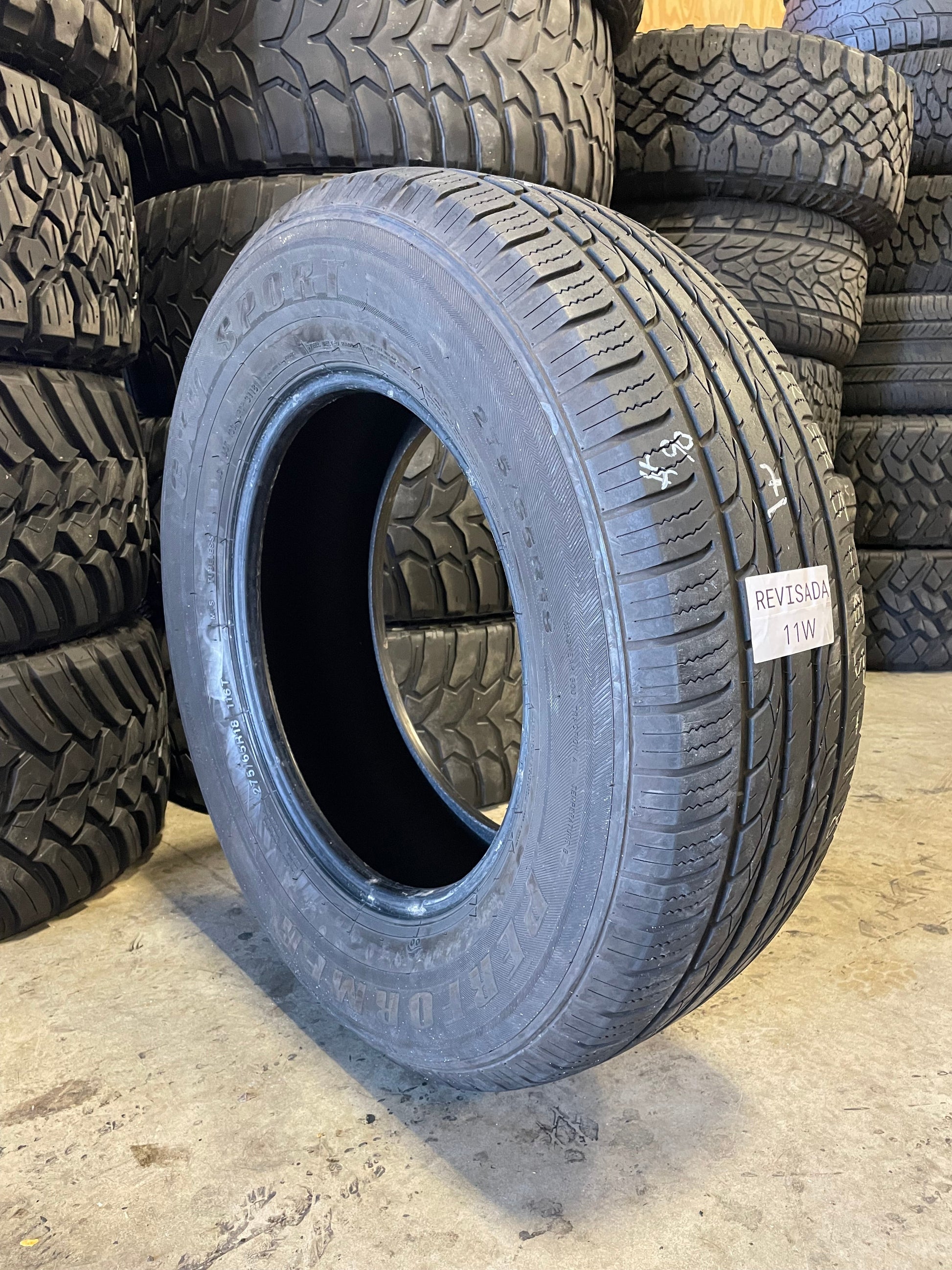 SINGLE 275/65R18 Performer CXV Sport 116 T SL - Used Tires