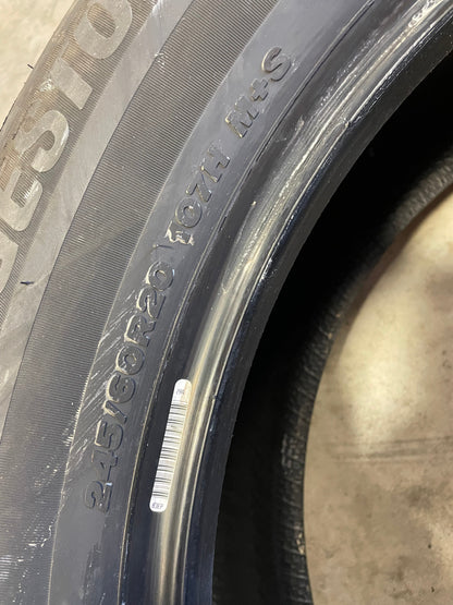 SINGLE 245/60R20 Bridgestone Alenza as Ultra 107 H SL - Premium Used Tires