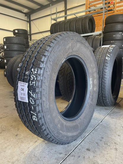 SINGLE 265/70R18 Firestone Transforce AT2 124/121 R E - Used Tires