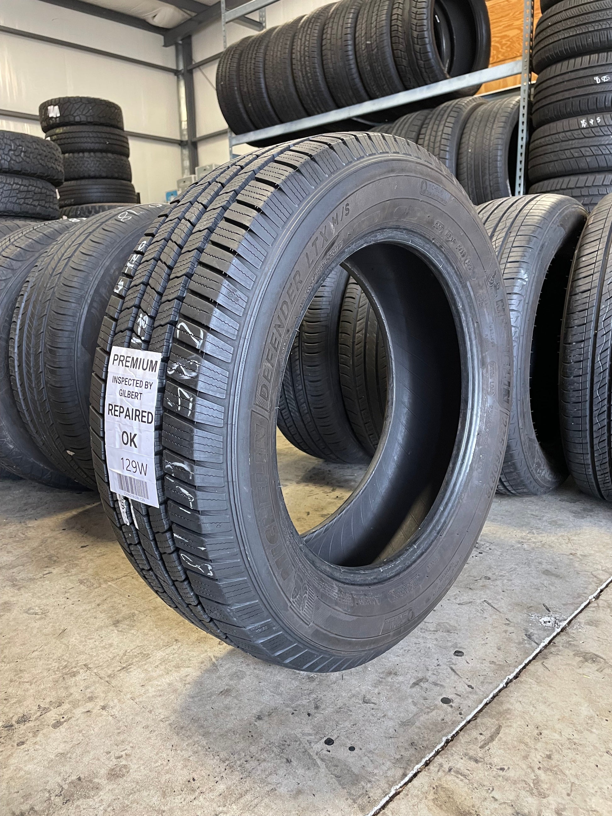 SET OF 3 235/60R18 Michelin Defender LTX M/S 107 H XL - Premium Used Tires