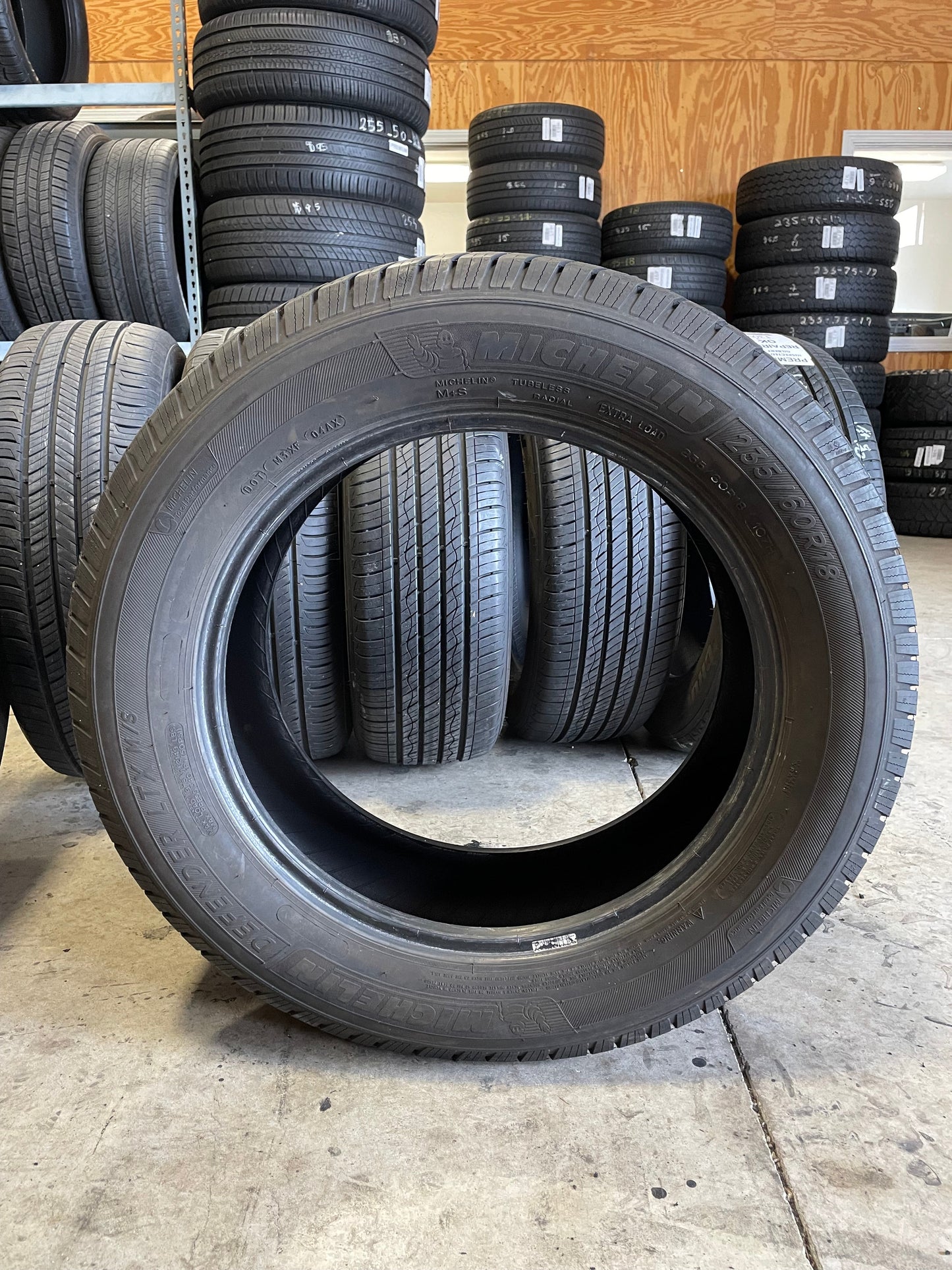 SET OF 3 235/60R18 Michelin Defender LTX M/S 107 H XL - Premium Used Tires