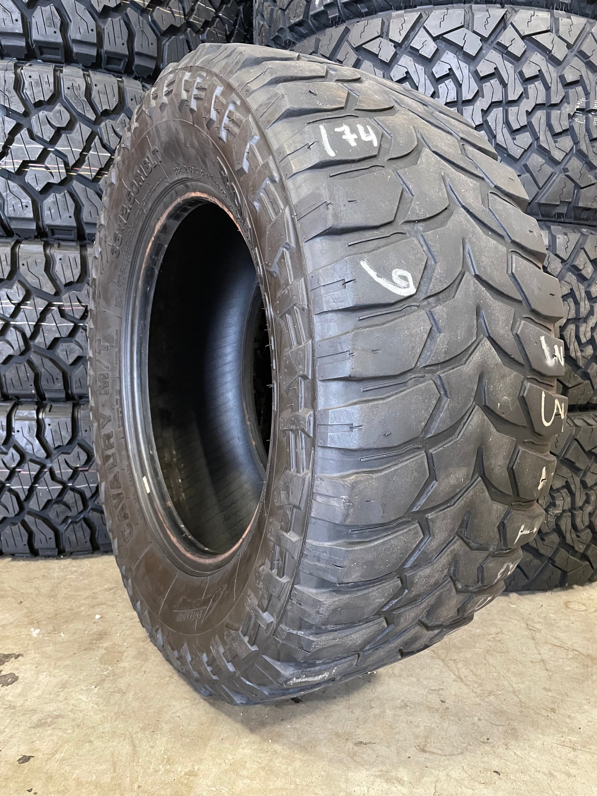 SINGLE 33x12.50R18 Roadone Cavalry MT 118Q E - Used Tires