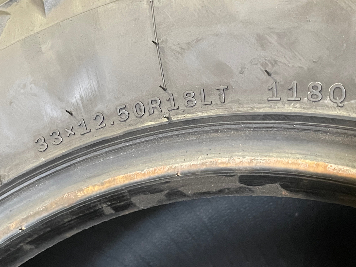 SINGLE 33x12.50R18 Roadone Cavalry MT 118Q E - Used Tires