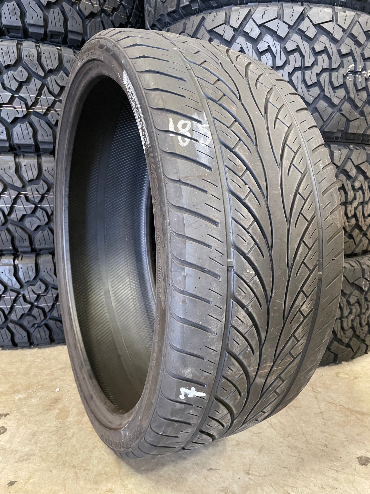 SINGLE 295/30R26 Zenna Argus-UHP 107 W XL - Used Tires