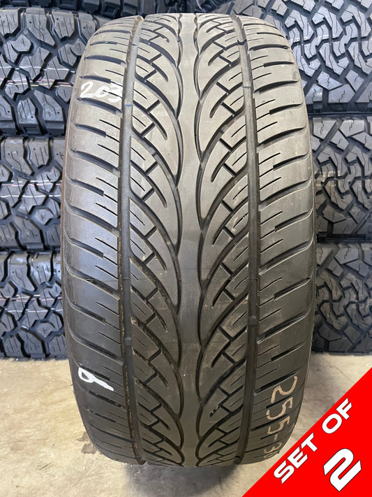 SET OF 2 255/30R24 Lionhart LH-EIGHT 97W XL - Used Tires