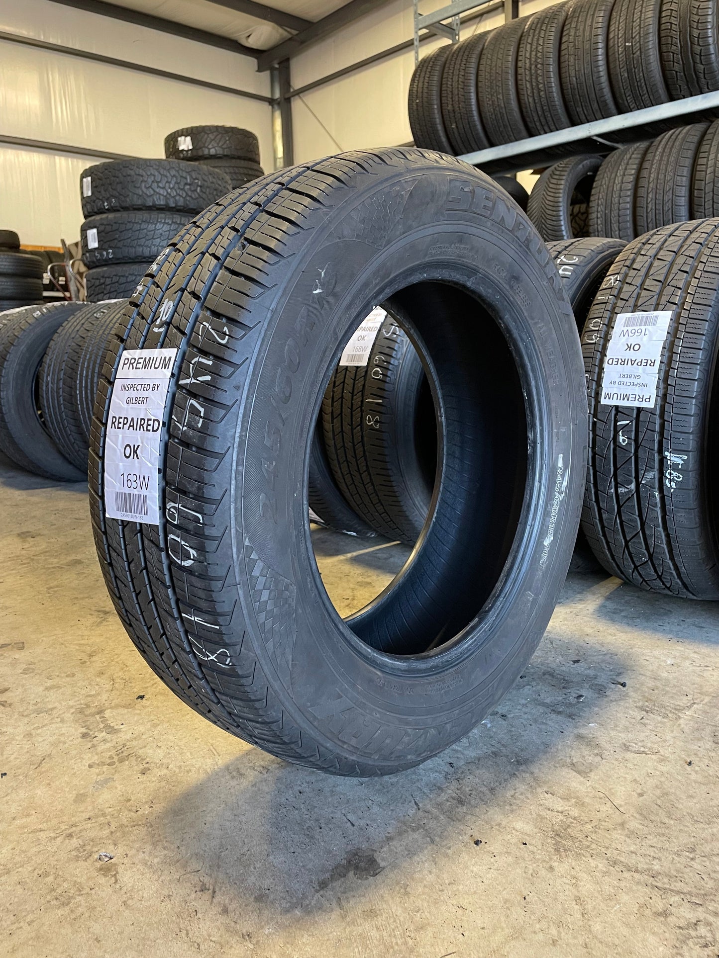 SET OF 3 245/60R18 Sentury Crossover 105 H SL - Premium Used Tires