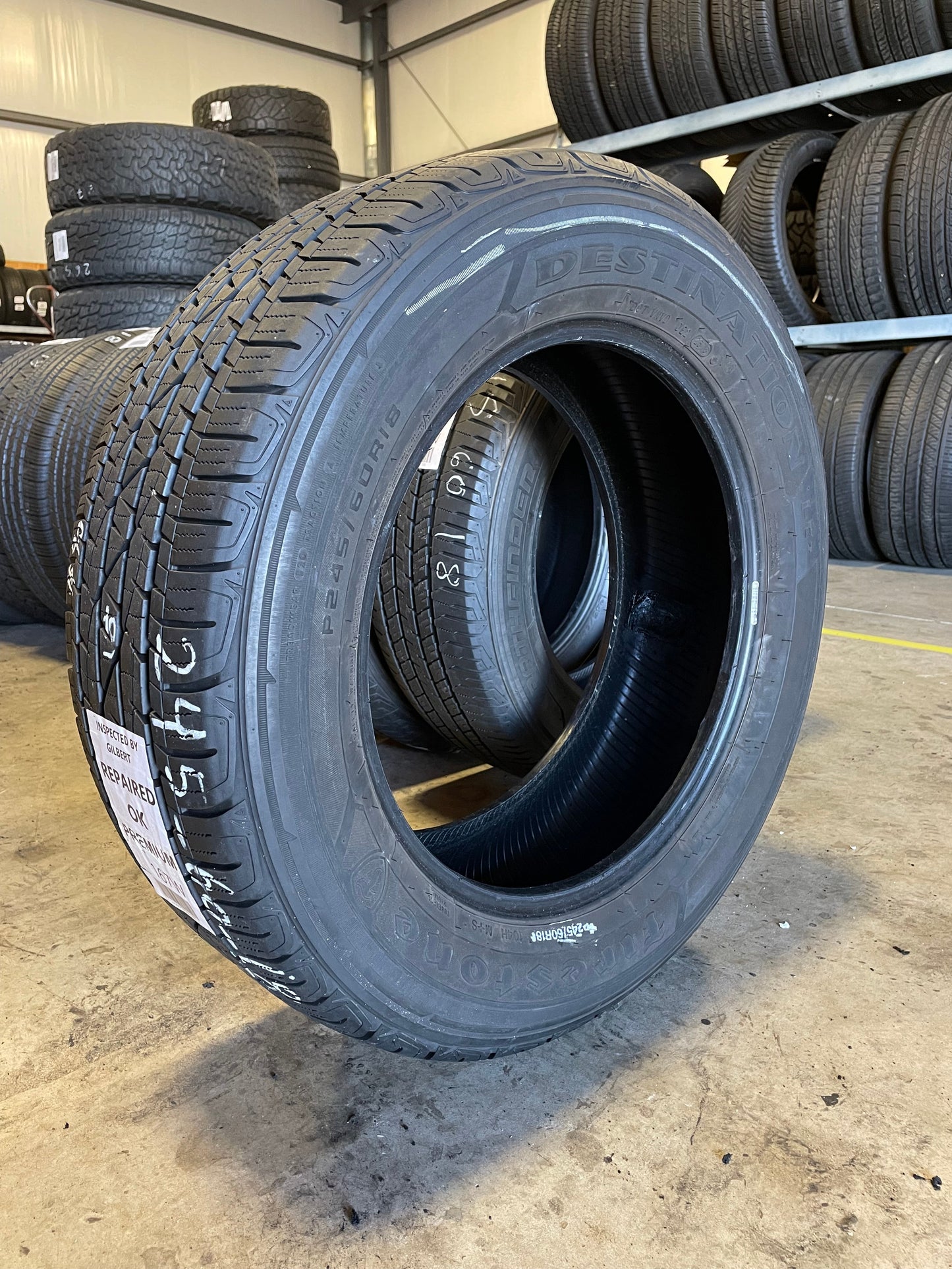 SET OF 3 245/60R18 Firestone Destination LE2 104 H SL - Premium Used Tires