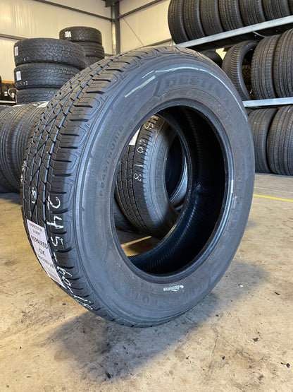 SET OF 3 245/60R18 Firestone Destination LE2 104 H SL - Premium Used Tires