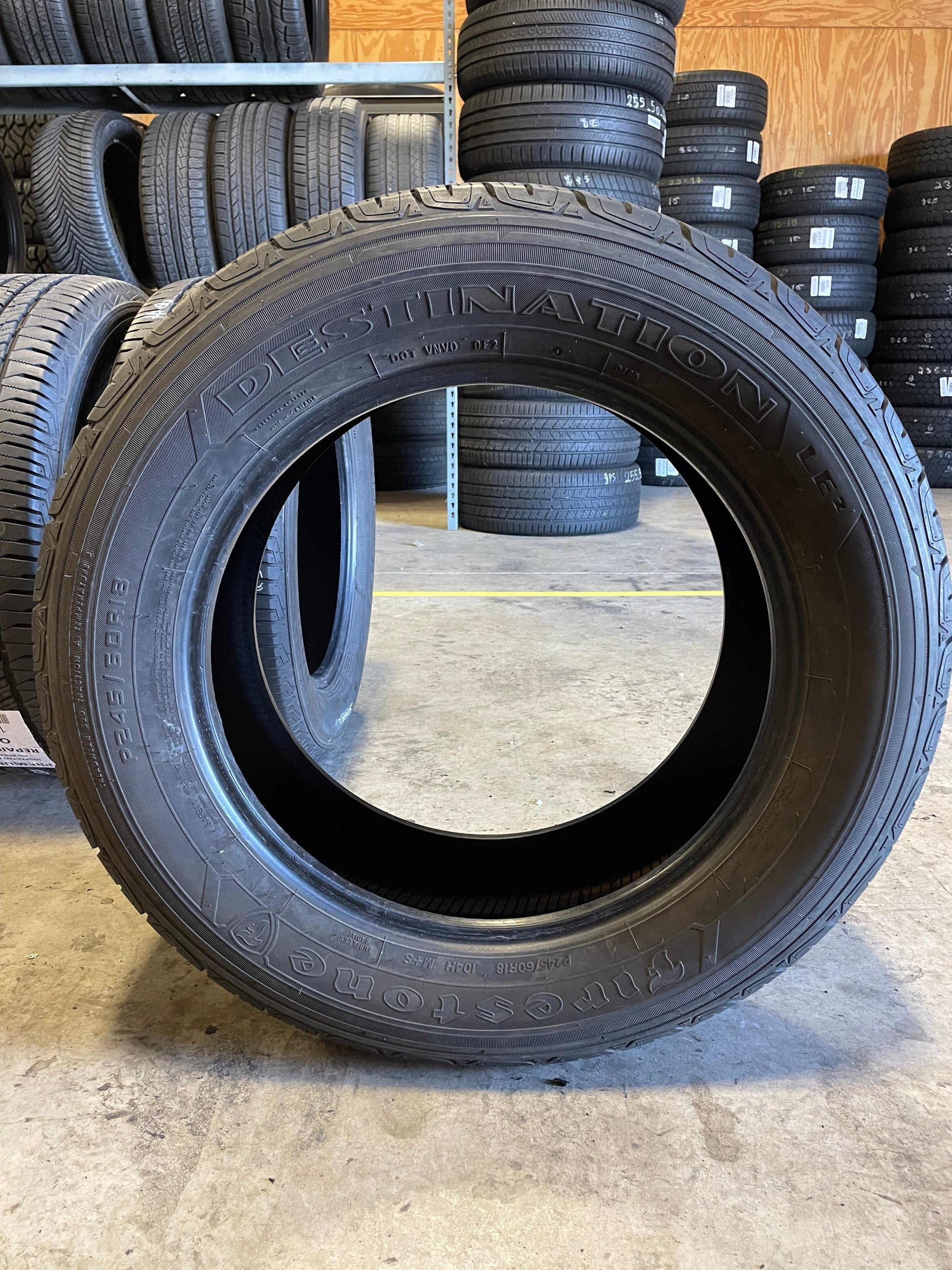 SET OF 3 245/60R18 Firestone Destination LE2 104 H SL - Premium Used Tires