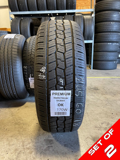 SET OF 2 245/60R18 Fortune Tormenta H/T 105 H SL - Premium Used Tires