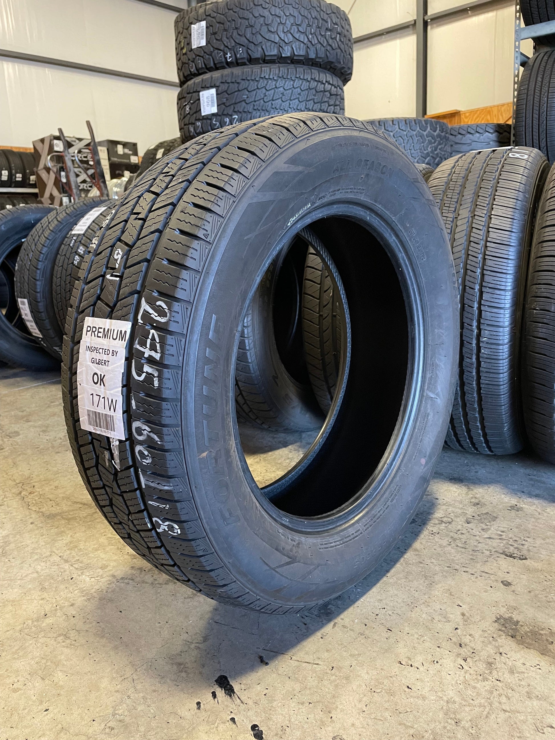 SET OF 2 245/60R18 Fortune Tormenta H/T 105 H SL - Premium Used Tires