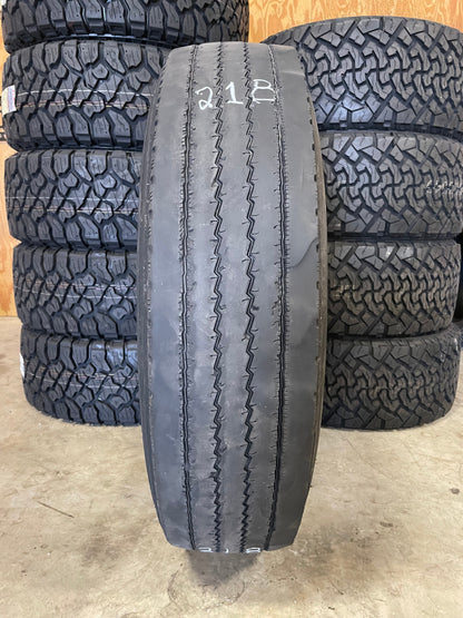SET OF 6 11R24.5 DAYTON D520S/Regroovable - Case Perfect Condition 146/143L G - Used Tires