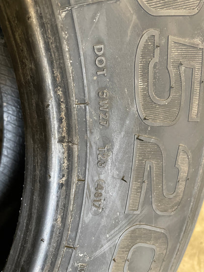 SET OF 6 11R24.5 DAYTON D520S/Regroovable - Case Perfect Condition 146/143L G - Used Tires