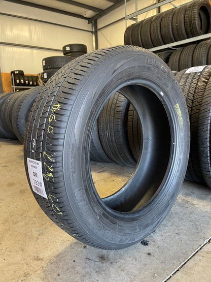 SET OF 4 225/60R18 Yokohama Geolandar G91 100 H SL - Used Tires