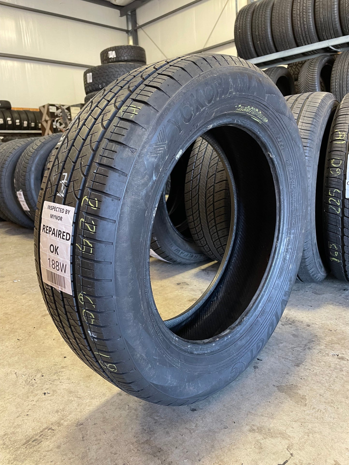 SET OF 3 225/60R18 Yokohama Avid GT 100 H SL - Used Tires