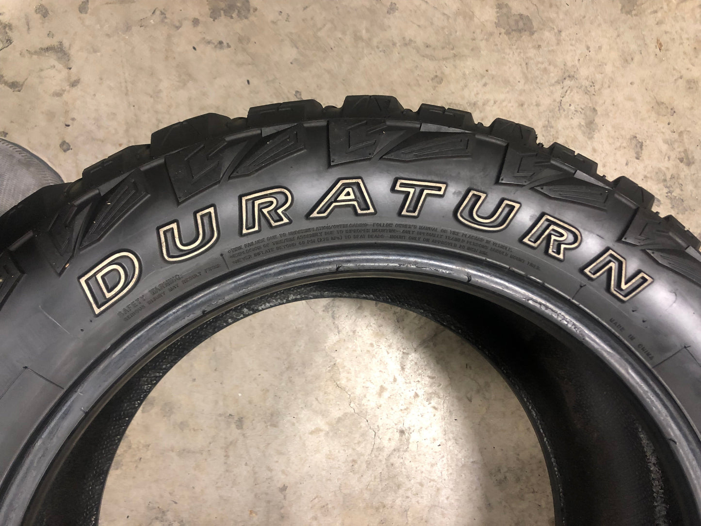 SET OF 2 33x12.50R20 Duraturn Travia M/T - Used Tires